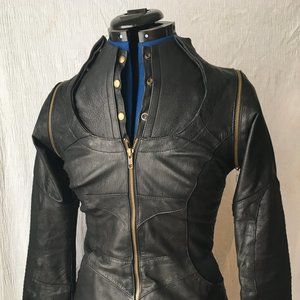 Shawna Hoffman leather 3 piece jacket + vest